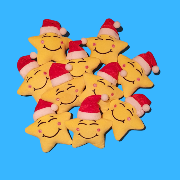 10 Happy Santa Stars