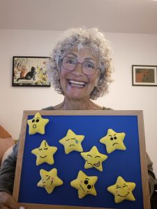 Wendy Woo with the 8 Mood Stars on the My Mood Stars board